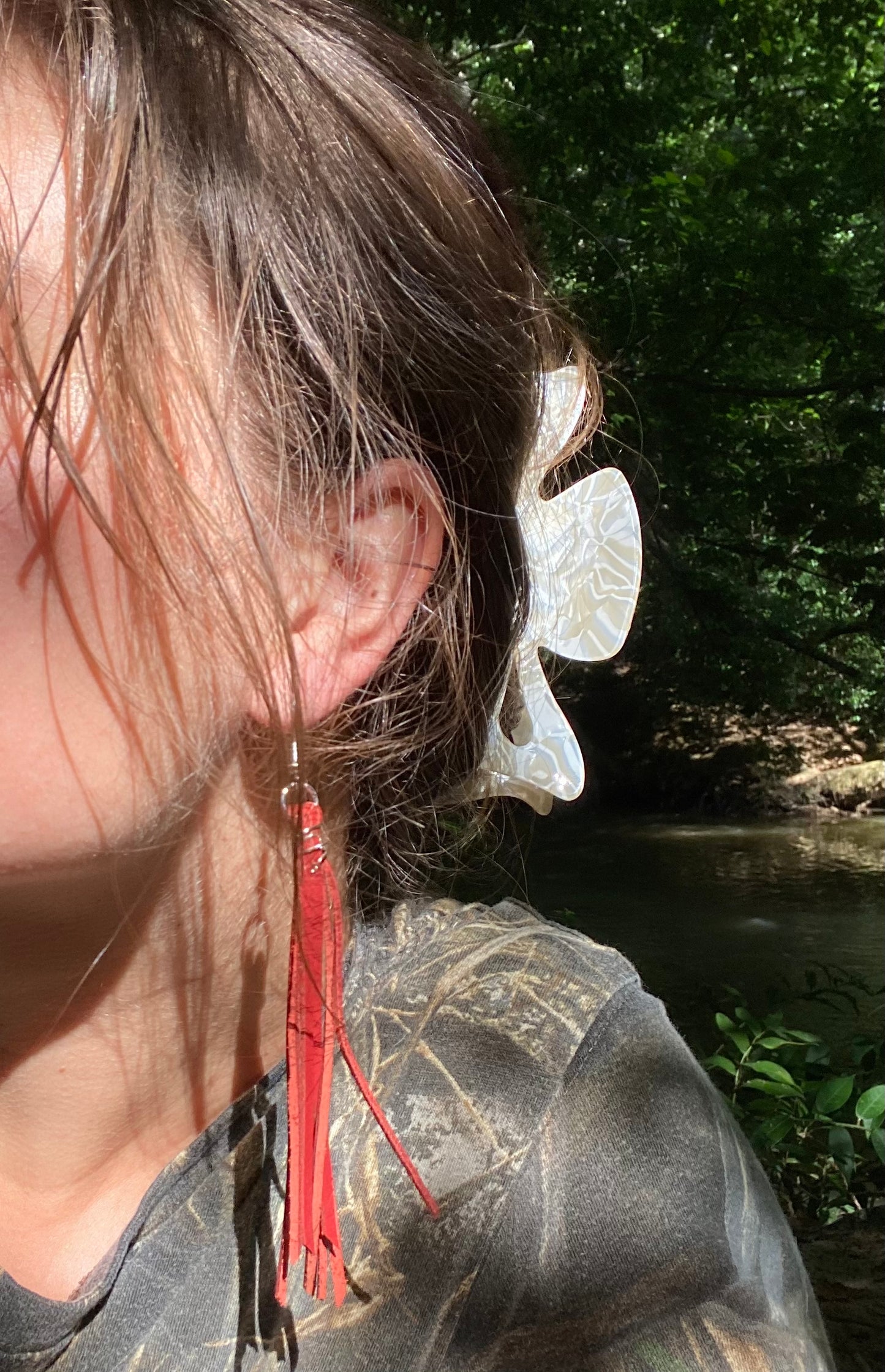 Wrapped Fringe Earrings