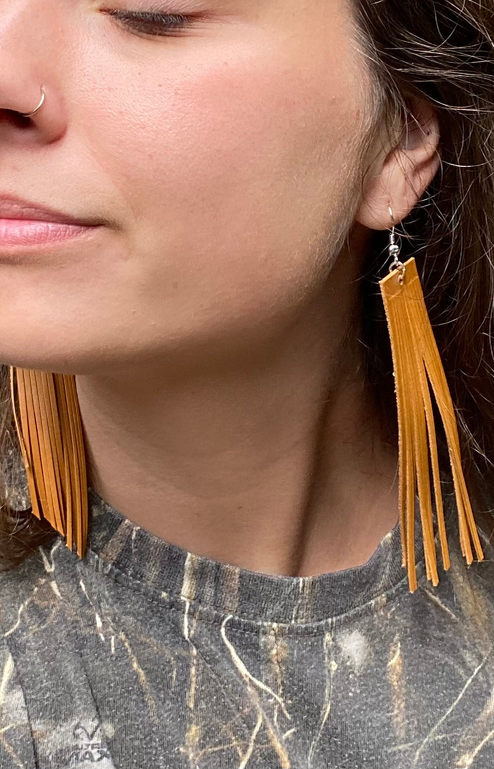 Basic fringe earrings