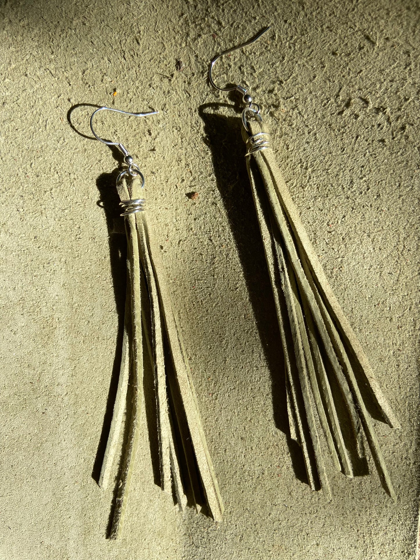 Wrapped Fringe Earrings